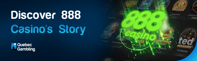 A 888 casino logo for their history