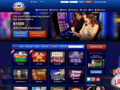 Casino.com website screenshot