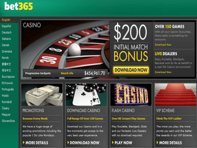 Bet365 website