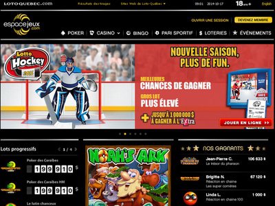 Espacejeux Casino website