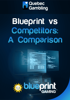 Multiple screens for Blueprint vs. competitors comparison
