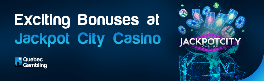 Different gaming and bonus items for exciting bonuses at Jackpot City casino