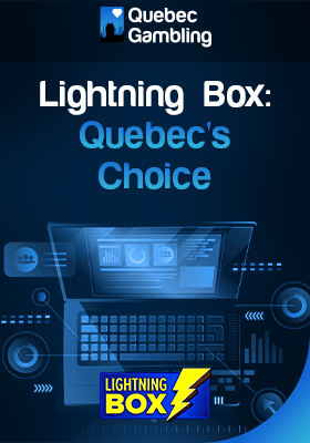 A laptop with some sound system images for lightning box Quebec's choice