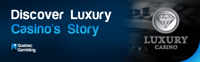 A big Luxury casino logo for Discovering Luxury Casinos' Story