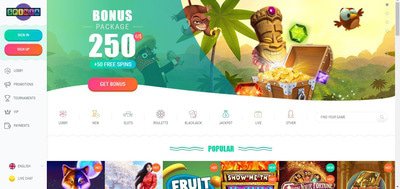 Spinia Casino website