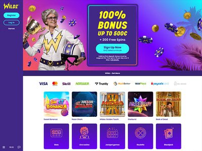 Wildz Casino website screenshot